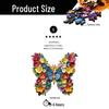 HOOLOOG Wooden Butterfly Flower Irregular Jigsaw Puzzle & Money Box