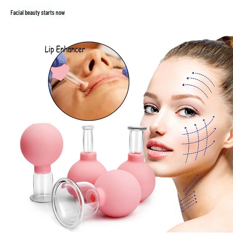 Facial Gua Sha Cupping Massage Device - Convenient PVC Sphere Vacuum Beauty Cup