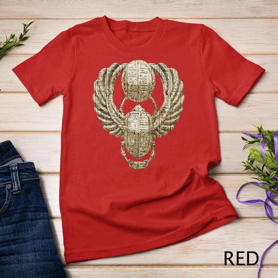 Egyptian Winged Scarab Beetle T-Shirt Unisex T-shirt 10 S