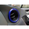 2PCS Car Aluminum Air Outlet Trim Cover Sticker Blue Fits For Subaru BRZ Toyota 86
