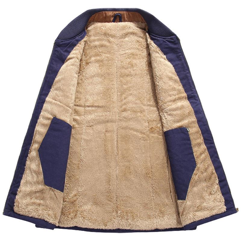 Winter Übergröße Herren Baumwolle Multi-Taschen Verdickt Arbeitsweste Lässig Warm Ärmellose Jacke