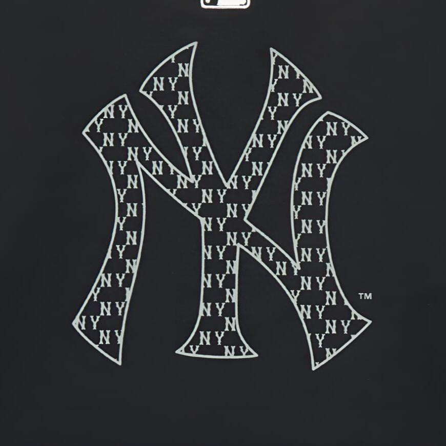 New MLB MONOGRAM Collection New York Yankees SS25 T Shirt Unisex Black 3ATSM7053-50BKS