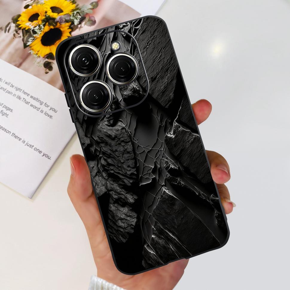 For Tecno Spark 20 Pro Casing KJ6 Luxury Candy Painted Cover Soft Silicone Case For Tecno Spark 20 Spark20 Pro Housing Funda
