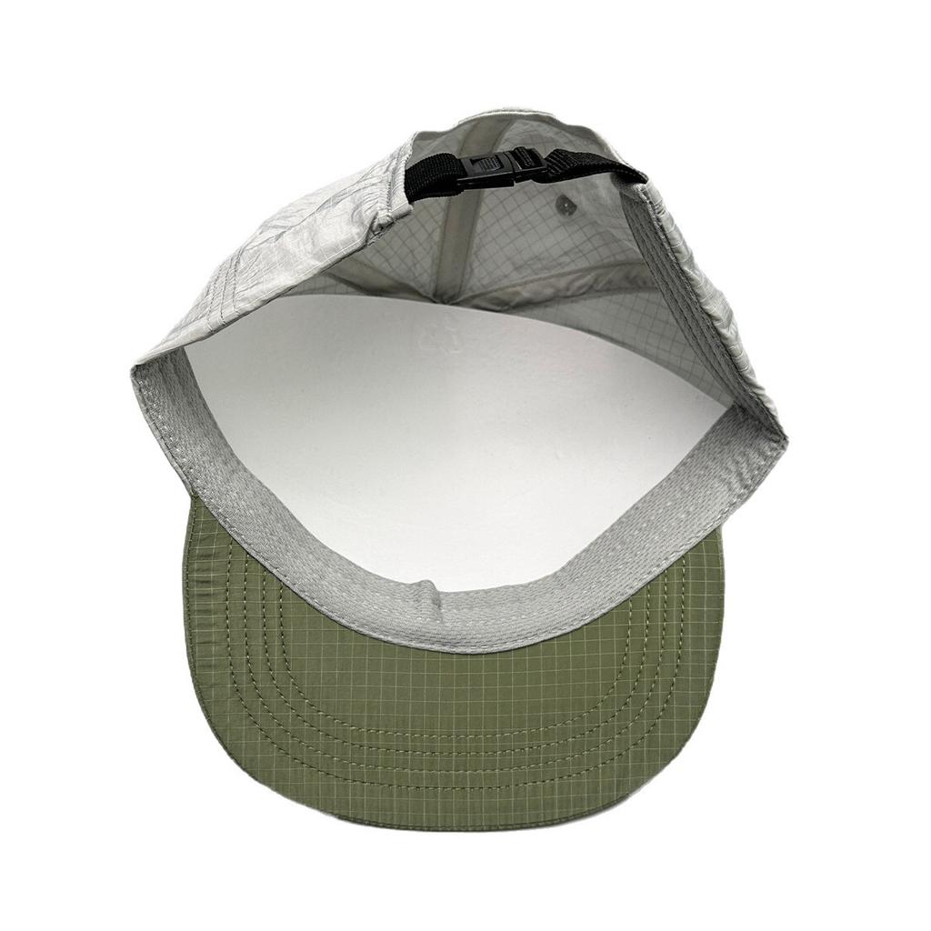 Spring And Summer Contrasting Colors, Small Plaid, Quick-Drying, Embroidered Letter Baseball Caps, Men'S And Women'S Outdoor Breathable Flat-Brimmed