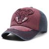 Hat Men's Color Matching Retro Baseball Cap Washed Nostalgic Style Cap Spring and Autumn Casual Sun Hat Women
