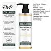 Hydrating Body Oil Collagen Moisturizing Oil, 100ml Lightweight Non Greasy Gentle for Soft Glowing Skin, Daily Skin Care Sensitive