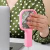 Electric Mosquito Swatter Mini Insect Racket Uv Light Electric Shock Summer Fly Swatters Rechargeable Outdoor Fly Bug Zapper