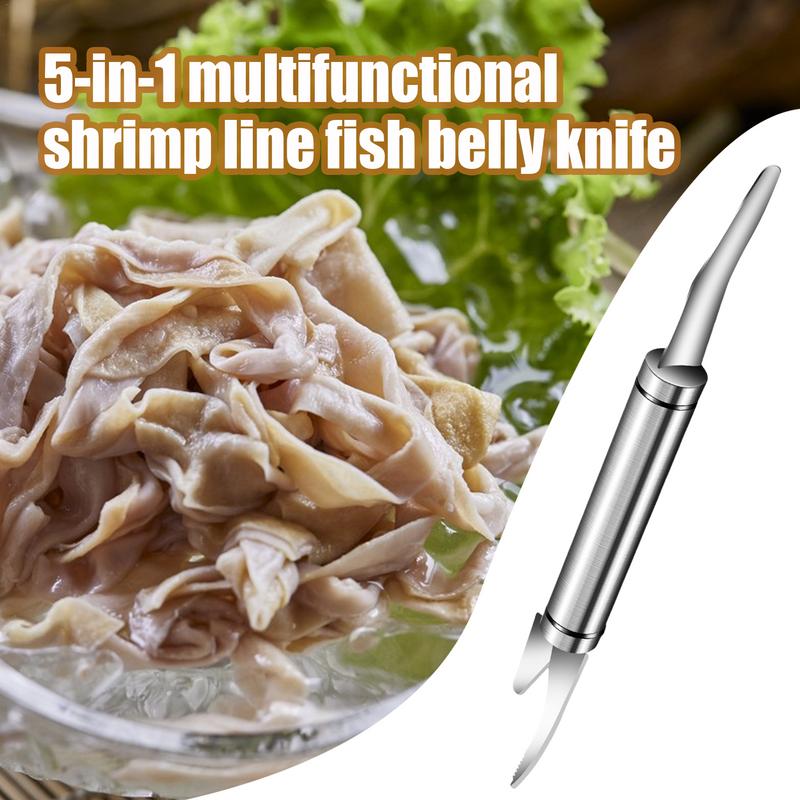 Shrimp Peeler Prawn And Seafood Peeler Rustproof Double Head Seafood Cutter Fish Scale Remover For Home Restaurant