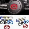 1pc ABS Car Steering Wheel Center Emblem Sticker for 3 CX3 CX4 CX5 CX7 CX8 CX9 CX30 RX7 Atenza Axela Interior Decoration