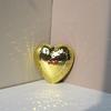 Funkelnde Glasherz-Dekoration Handgefertigtes Liebesherz Glas-Hängeornament Für Schlafzimmer Wohnzimmer Valentinstagsgeschenk