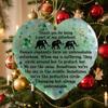 Heartfelt Elephant Keepsake - Ceramic Heart Ornament, Friendship Gift • Elephant Ornament