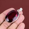 Faceted Rubellite Pendant Handmade Gemstone Pendant 925 Sterling Silver Pendant Top Quality Rubellite Jewelry Unique Pendant Gifts For Women