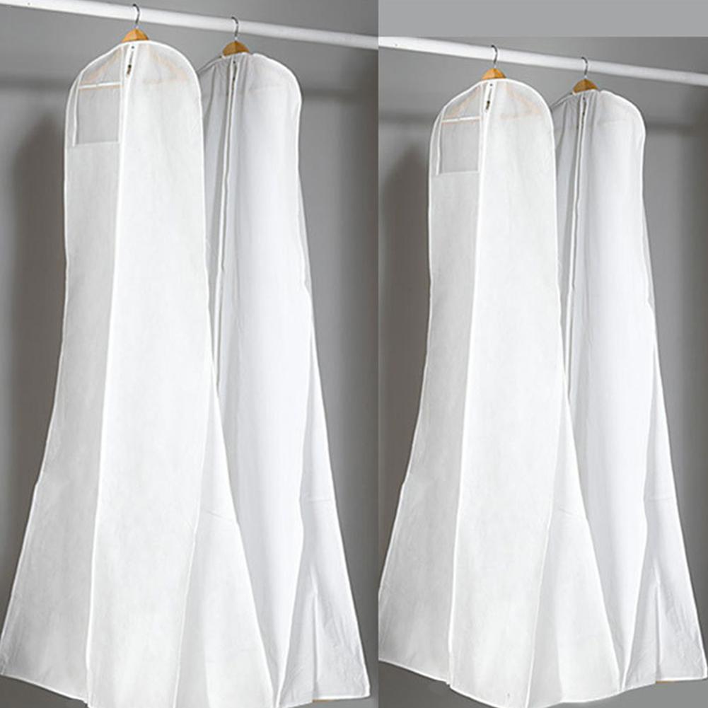 Extra Large Garment Bridal Gown Long Clothes Protector Case Non-woven FabricWedding Dress Dustproof Covers Storage Bag