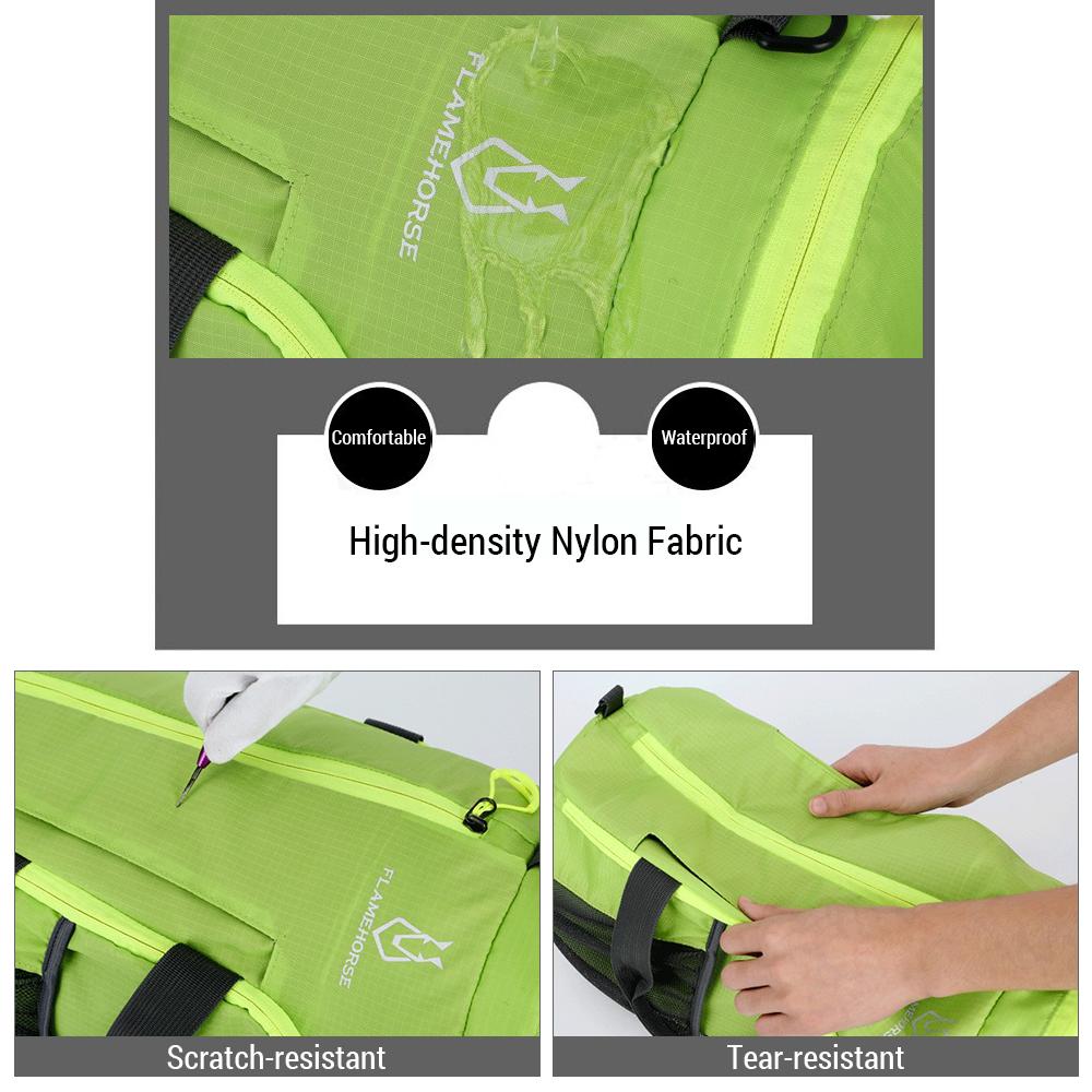 Foldable Travel Bag Nylon Duffel Bag for Traveling Gym Bag for Men and Women Sports Tote Gym Bag