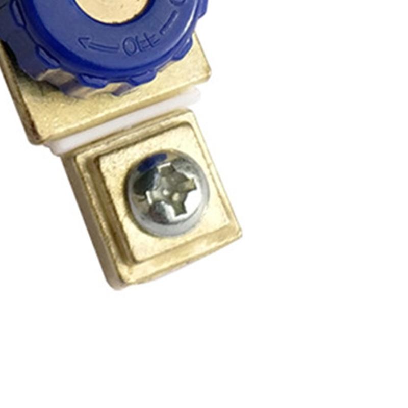 12V Battery Disconnect Knob Switches Metal Construction Battery Isolator Switches For Motorcycles And Marine Use