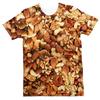 3D Print Funny Fried Chicken T-Shirts Pizza Food Graphic Men's Short Sleeve