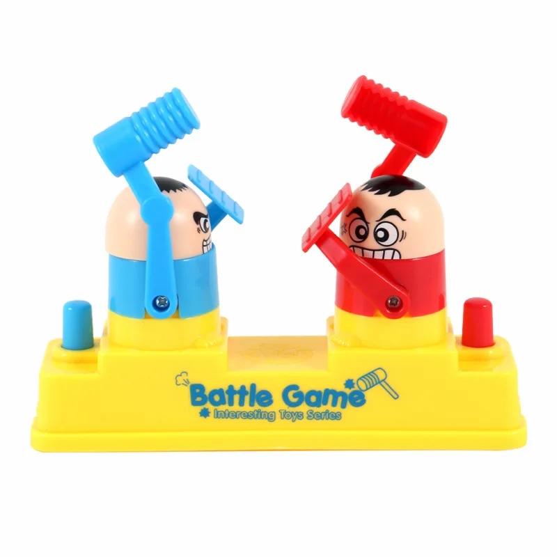 Mini Hot Funny Practical Joke Fight Battle Red and Blue Attack and Defense Antistress Toy Prank Interaction Table Game Toys Gift Small