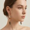 Rice Bead Halloween Earrings Colorful Ear Jewelry Accessories Creative Skull Drop Earring  Party