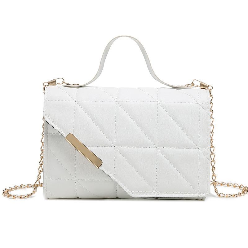 Fashion small bag women's summer new shoulder messenger bag texture is now popular portable small square bag women