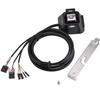 Multifunction Computer PC Desktop External Power Switch On/off Reset Button Switch With Audio Microphone Port For Home Bars Hotel PC