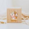 Personalized Money Box Initial with Name Wooden Money Boxes Child Coin Bank Birthday Holiday Gifts for Kids Coin Collection Case