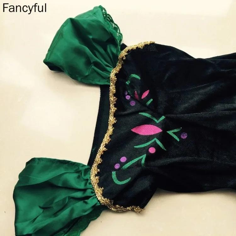 Φόρεμα Πριγκίπισσας Ενηλίκων Φόρεμα Άννα Cosplay Φορέματα Παράστασης Αποκριάτικη Στολή για Πάρτι Γενεθλίων Αποκριάτικη Στολή Καρναβαλιού