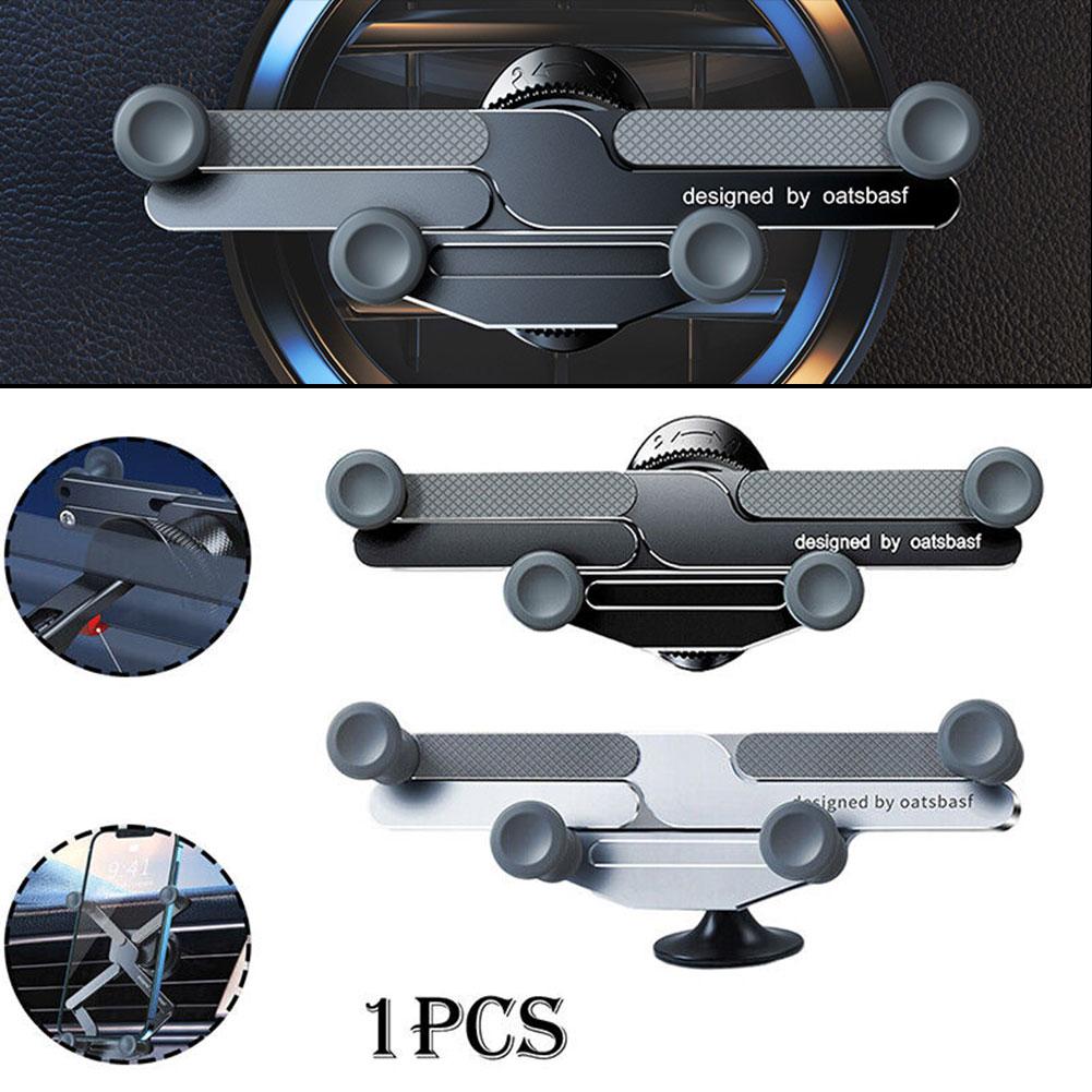 

Car Phone Holder Air Vent/Dashboard Mounted Phone Mobile GPS with 360 Clip Phone . Holder Rotat N3S9 NEW Black-Air outlet