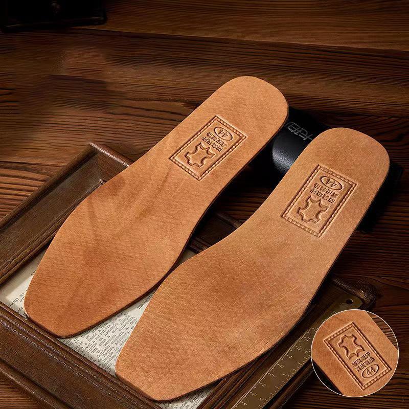 

Genuine Leather Thickened Insoles Men Women Comfortable deodorant Sweat-Absorbing Breathable Cowhide Insoles Shoes Pads 36-45 39