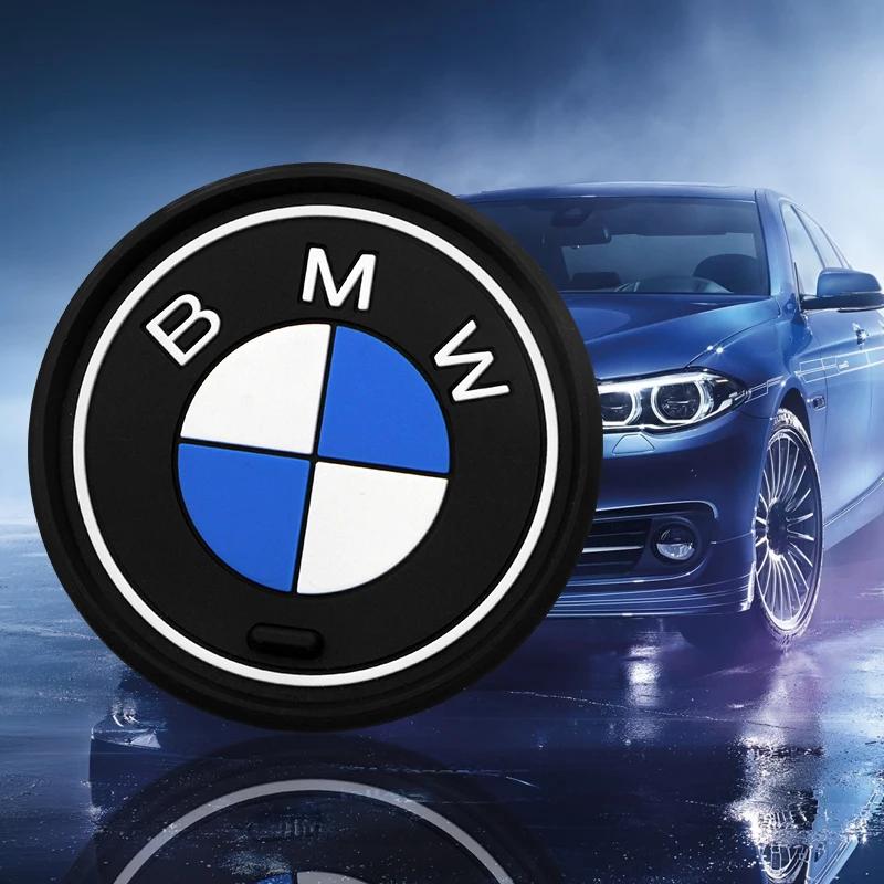 1 Stück Auto Untersetzer Wasserbecher Flaschenhalter Matte Anti-Rutsch-Pad für BMW M E90 E91 E92 E93 M3 E60 E61 F10 F07 M5 E63 E64 Autozubehör