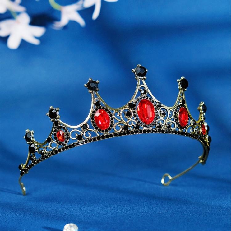 Elegant Rhinestones Crowns Hair Accessory Theater Costume Props Lightweight Metal Bridal Party Headpiece