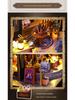 Jiate DIY Luna Magic House Model: Hand-Assembled Villa Ornament, Exquisite Decompression Gift for Adults.