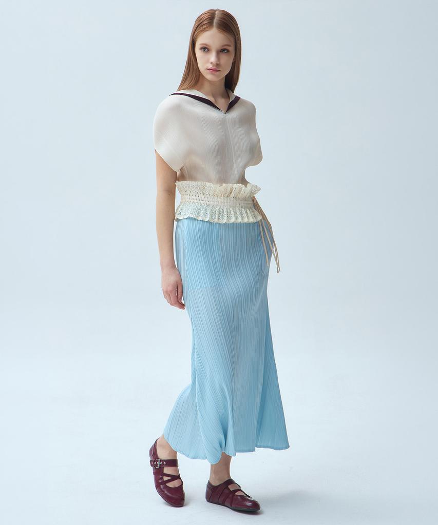 Waiowai Semi-Ballgown Pleated Long Skirt_3Colors