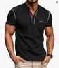 Fashion summer new men's short-sleeved T-shirt, quick-drying casual American Henry Polo