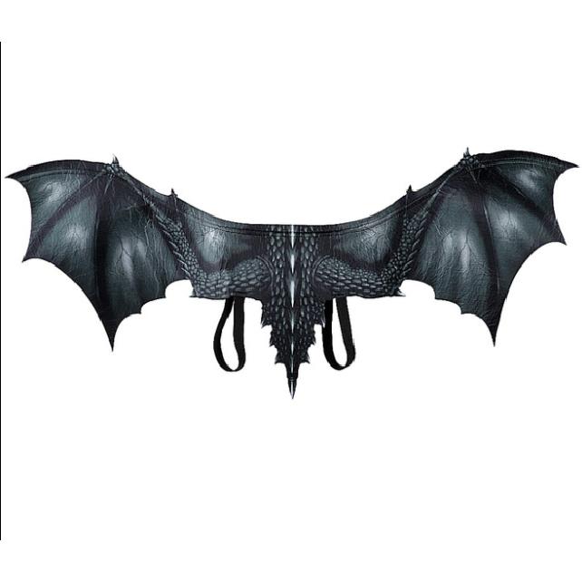 Halloween carnival adult decoration non-woven dragon costume red wings Cosplay wing costume props for