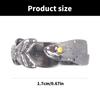Adjustable Fish Shaped Rings Portable for Women Fashionable and Versatile Alloy Jewelry for Everyday Casual Wear