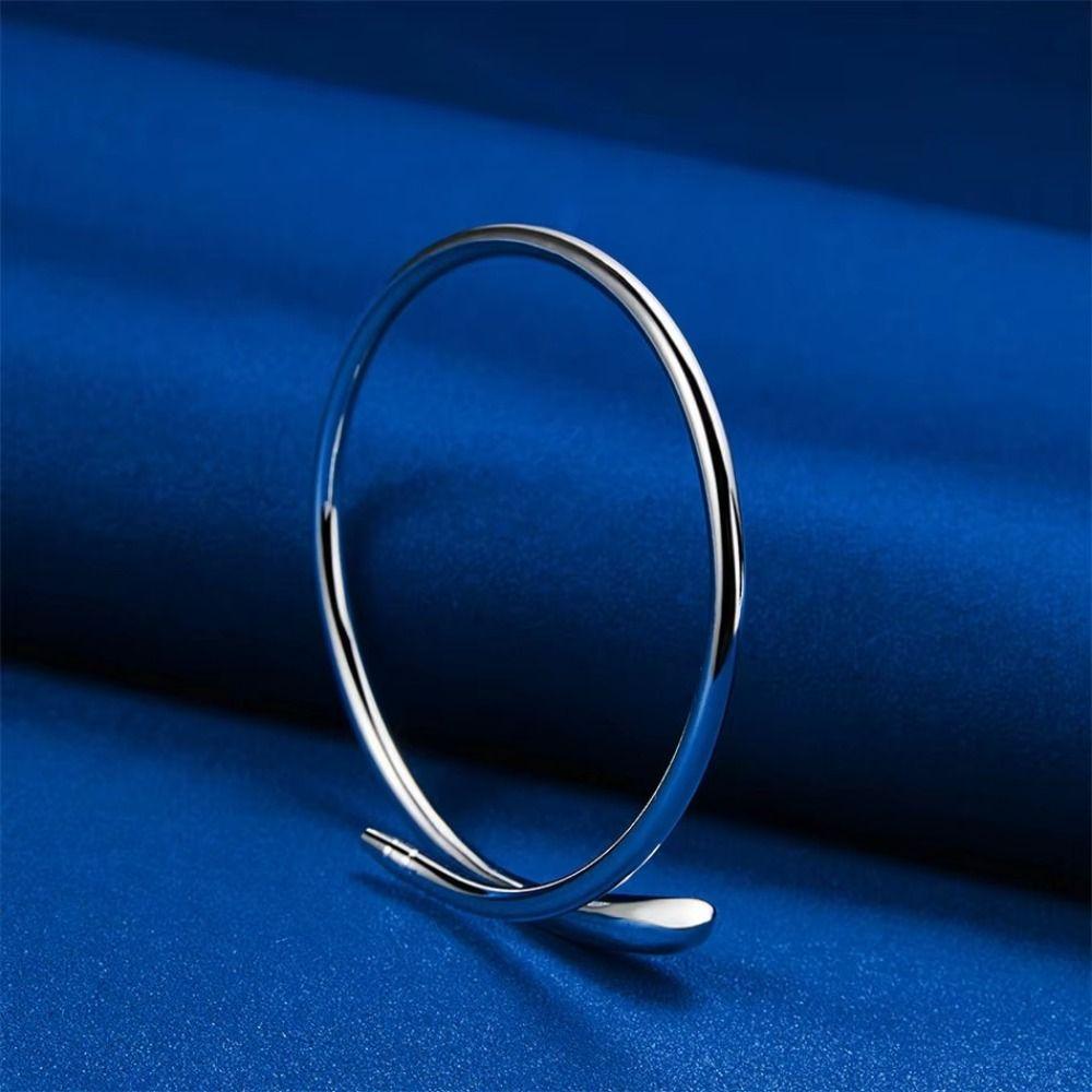 Open Adjustable Snake Bracelet Silver Color Charm Bracelet Fashion Open Bangle  Fashion Accessories