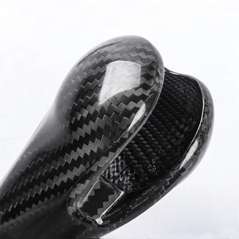 Carbon Fiber Accessories For Porsche Macan 911 Cayman Boxster 718 Panamera Cayenne Car Console Gearshift Handle Head Frame Cover