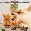 Creative Fish Bone Cat Toy Wooden Teeth Cleaning Stick Feline Tooth Care Tool for Dental Care Feline Toothbrush Alternative