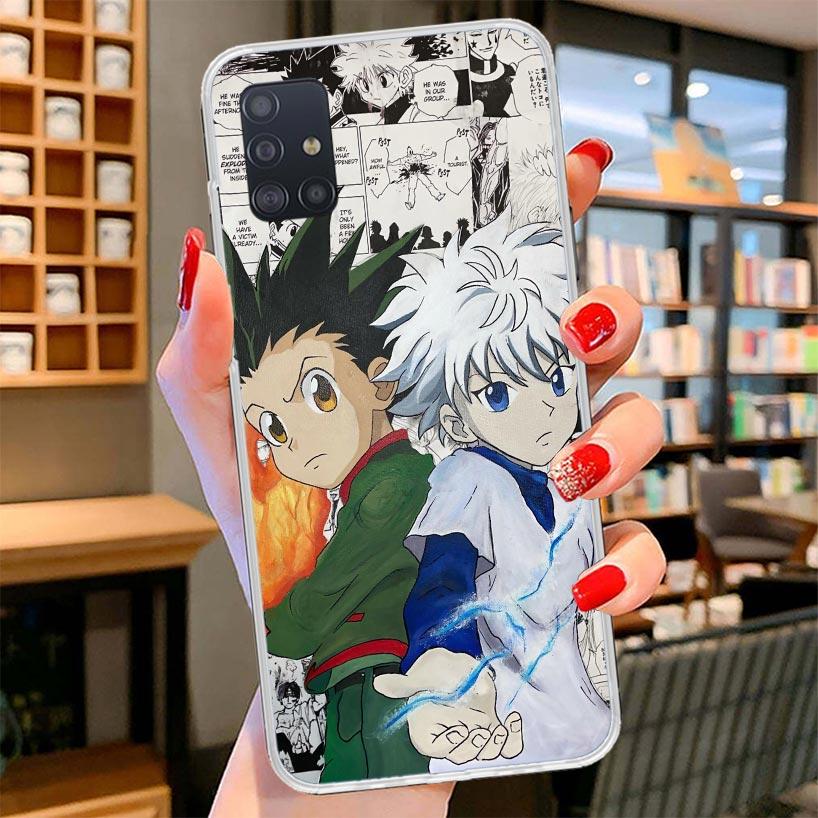 

Anime Hunter X Cover Phone Case For Samsung Galaxy A12 A22 A32 A52 A72 A02S Phone Case Note 20 Ultra 10 S10 Plus A51 A71 A50S A2 Samsung A52S 5G