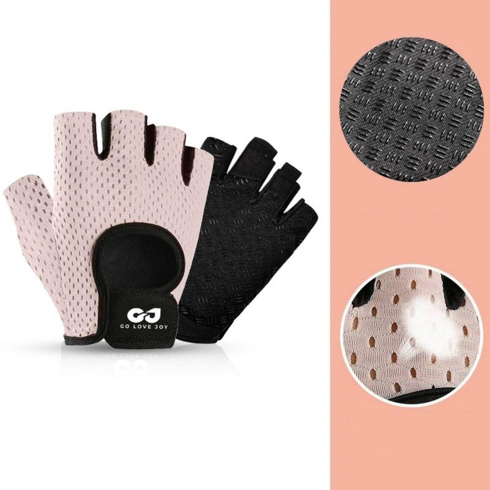 1 Pair Shockproof Cycling Gloves Anti-Slip Half Finger Gloves Fitness Gloves  Exercise