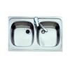 Évier - Teka - 10103011 - 2 Bacs - Inox - Rectangulaire