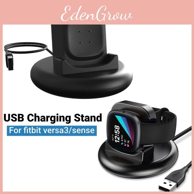 Convenient Charging Stand For Fitbit Versa3 And Sense Wireless Charging Led Indicator