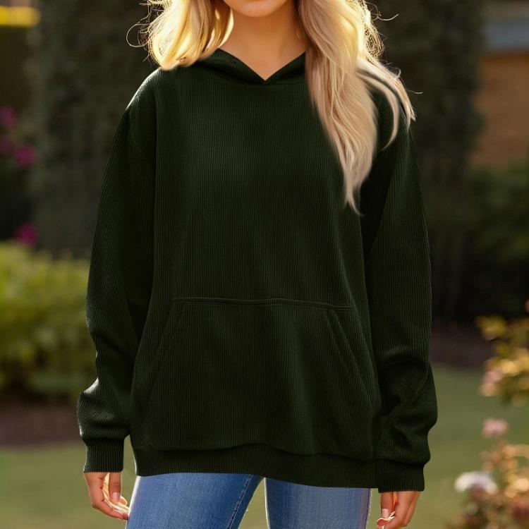 Oversized Fleece Hoodies For Women Long Sleeve Pullover Sweatshirts With Pocket