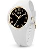 Authorized Ice-watch Women's Watch 022586 ICE Glam BLACK&WHITE WhiteBlack Small 37mm 3-Hand Watch