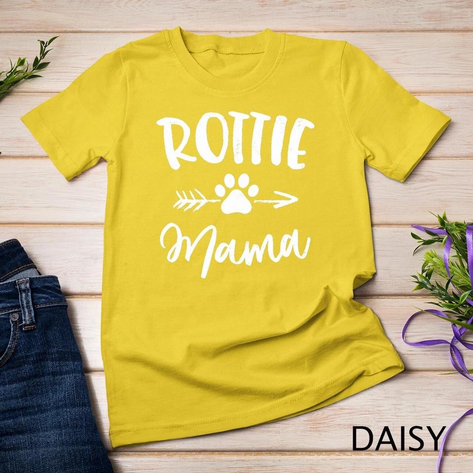 Rottie Mama Gifts Rottweiler Lover Owner Gifts Dog Mom Unisex T-shirt 4 2XL