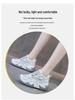 2025 Trendy Women's Genuine Leather Platform Sneakers with Thick Sole and Concealed Lift