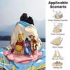 Winnie Pooh Adventure Flannel Blanket Super Soft Warm Cozy Blanket For Sofa Bed Office Travel Allseason Home Decor Gift
