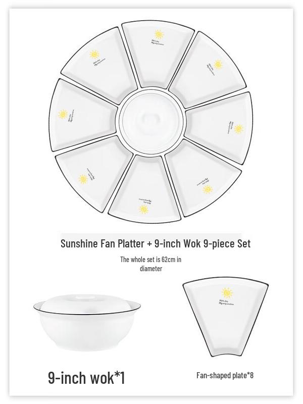 Naijiang Modern Nordic Enamel Dinnerware Set