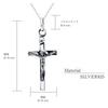 [Sears] Pendant Top, Men's & Women's, Sterling Silver 925, Cross Design, sp01-0003