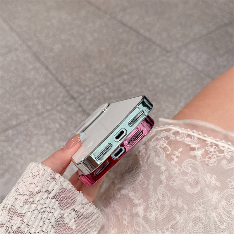 Flüssige Große Fenster Magnetische Anziehung Gehärtetes Glas Handyhülle Für iPhone 17 16 15 14 Pro Max Stoßfeste Schutzhülle PC Abdeckung